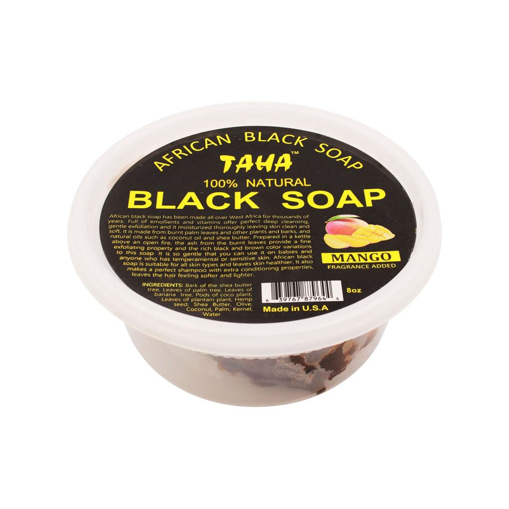 TAHA AFRICAN NATURAL NBLACK SOAP 8 OZ