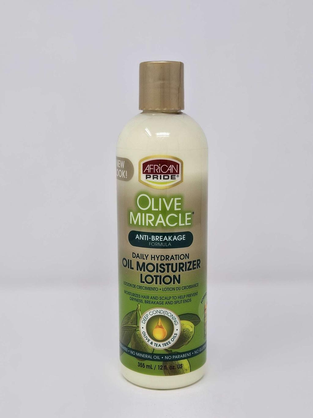 AFRICAN PRIDE OLIVE MIRACLE MOISTRIZING LOTION 12OZ