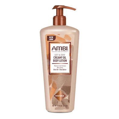 AMBI SOFT&EVEN CREAMY OIL LOTION 12 OZ