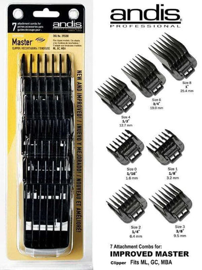 ANDIS MASTER CLIPPER COMB SET 01380