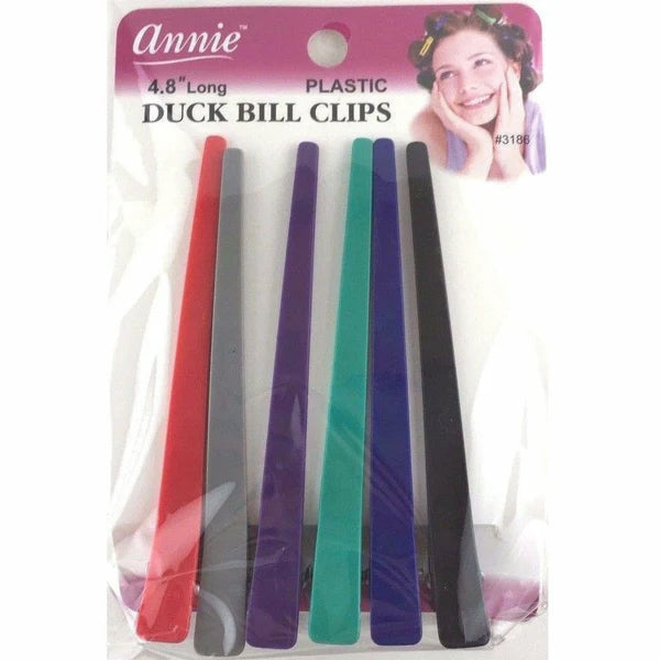ANNIE 4.8" DUCK BILL CLIPS 3186