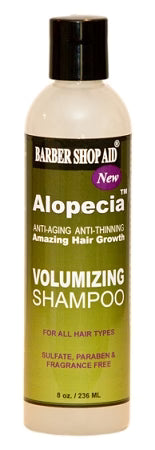 BARBER ALOPECIA SHOP AID ALOPCIA SHAMPOO 8OZ