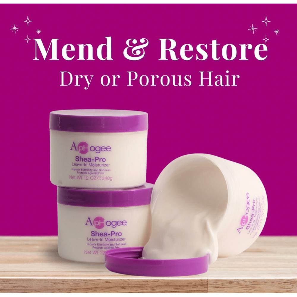 APHOGEE SHEA PRO LEAVE IN MOISTURIZER 12OZ