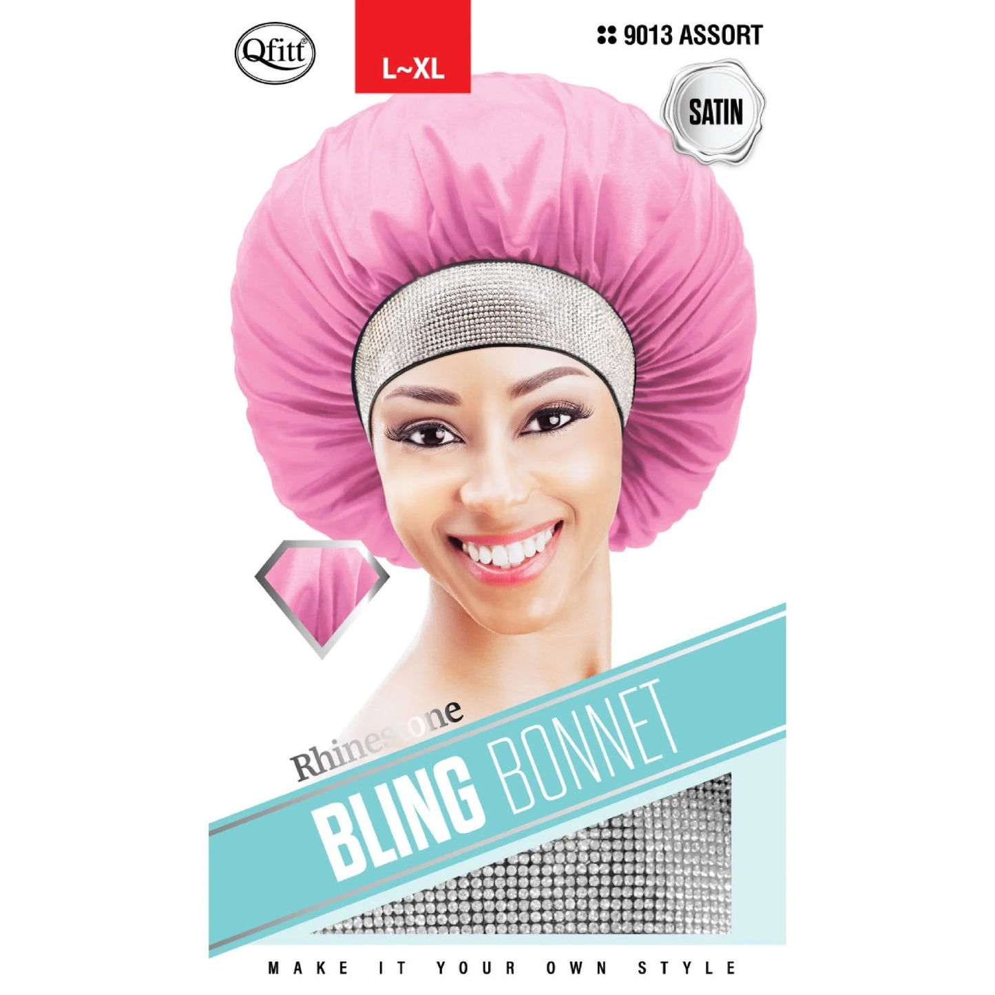 QFITT BLING BONNET ASS 9023