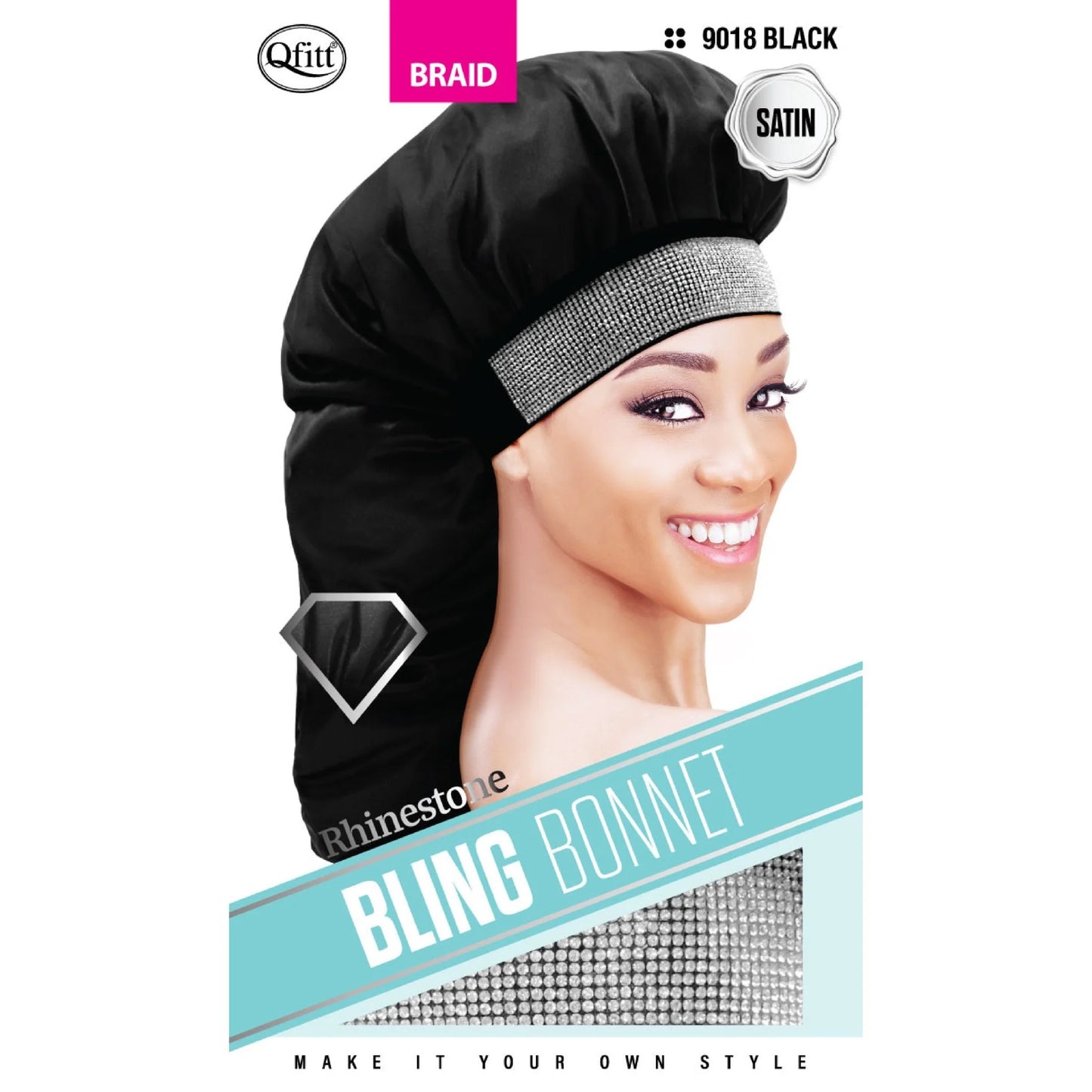 QFITT BLING BONNETT 9024 BLACK