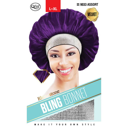 QFITT BLING BONNET ASS 9023