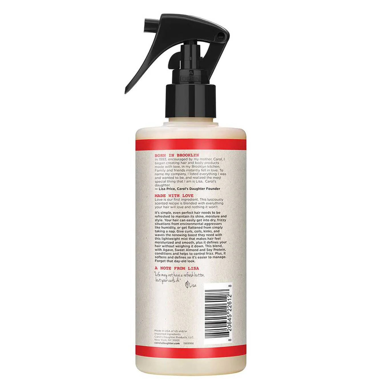 CAROLS DAUGHTER MILK REFRESHER SPRAY 10 OZ