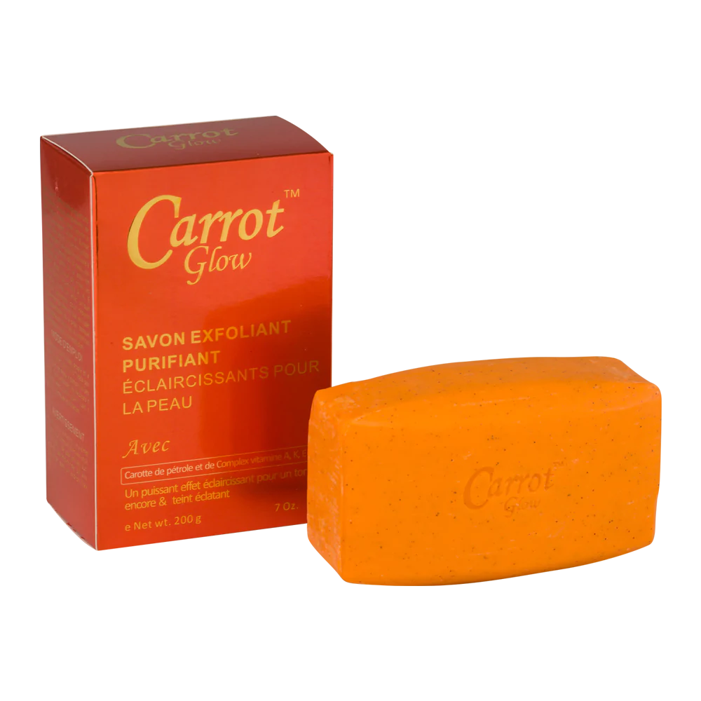 CARROT GLOW SAVON EXFOLIATING SOAP 7OZ