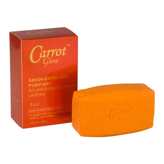 CARROT GLOW SAVON EXFOLIATING SOAP 7OZ