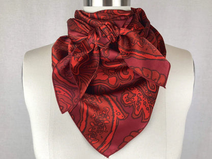 RED 36X36 SQUARE SCARF HQ192