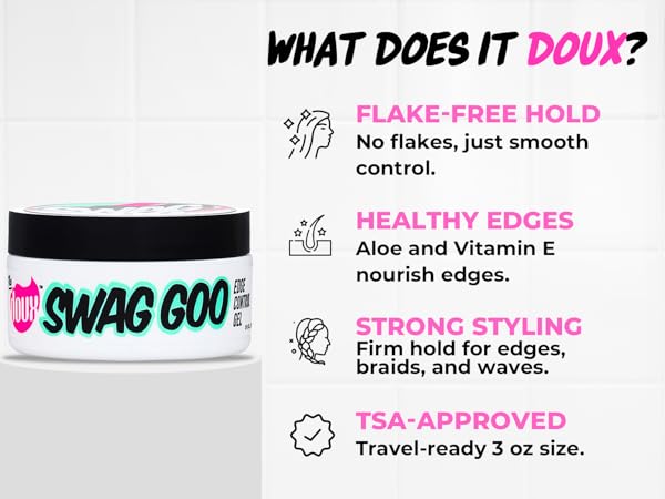 THE DOUX POP SWAG GOO EDGE CONTROL.
