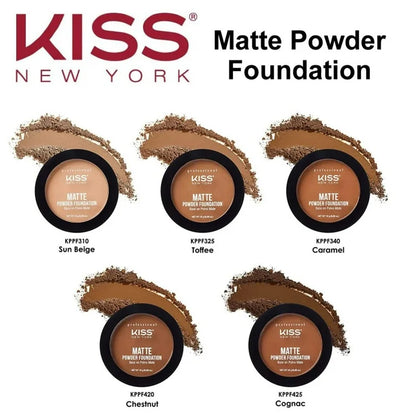 KISS POWDER FOUNDATION CARAMEL  KPPF340