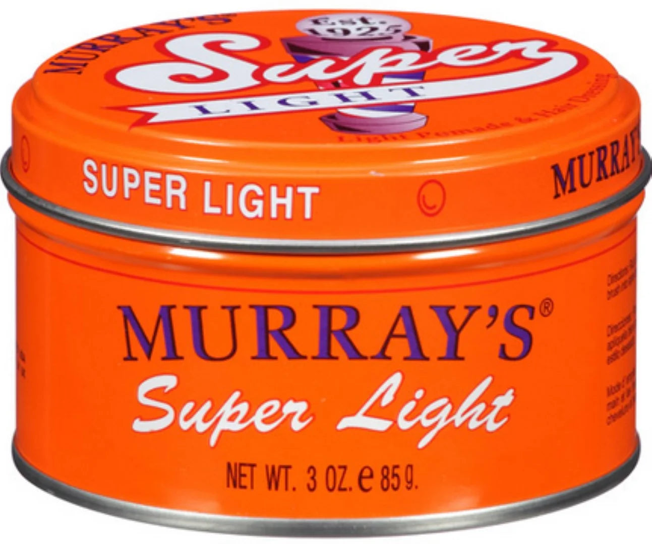 MURRAYS HAIR DRESS POMADE SUPER LITE 3 OZ