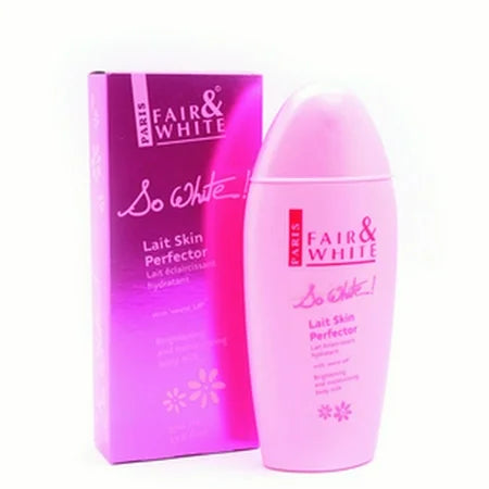 FAIR & WHITE SO WHITE LAIT SKIN PERFECTOR LOTION 17.6 OZ