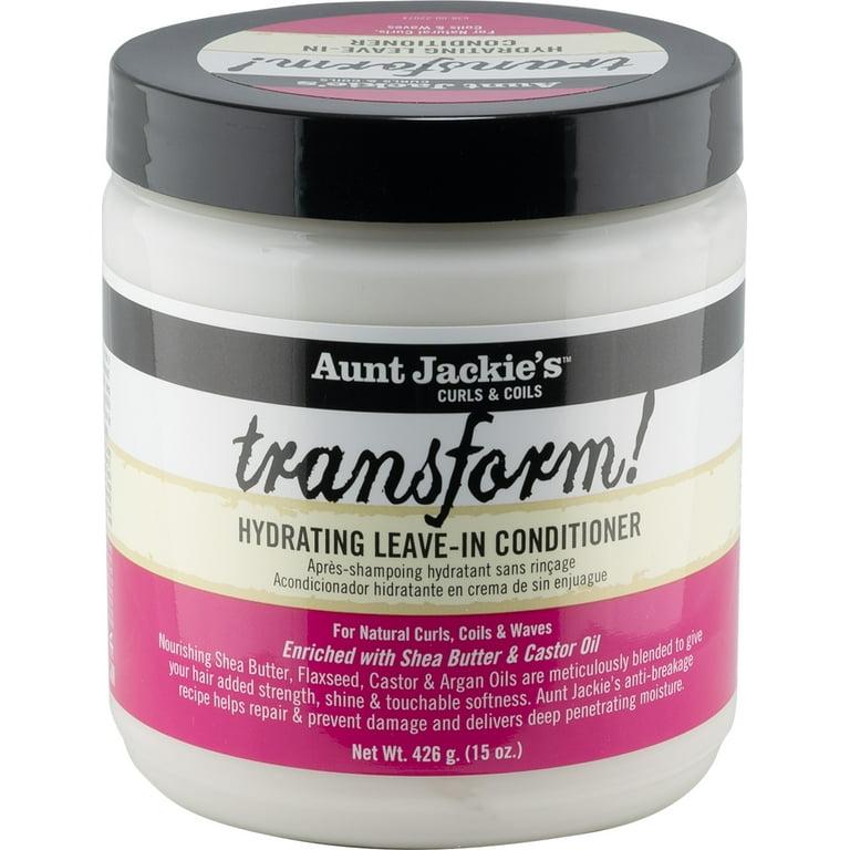 AUNT JACKIES TRANSFORM HYDRATING LEAVE-IN CONDIITIONER 15OZ