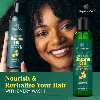 ORGANIC EXTRACT 100%PURE BATANA OIL HYDRATING CONDITIONER