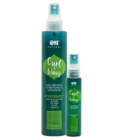 ON CURL AND WAVY CONDTIONER AND DETANGLER PEPPERMINT  8OZ