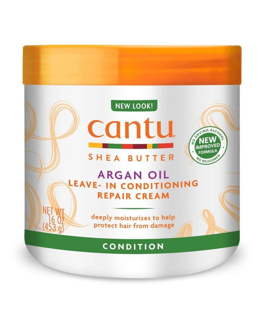CANTU ARGAN  OIL SHEA BUTTER LEAVE IN REPAIR CREAM 16 OZ