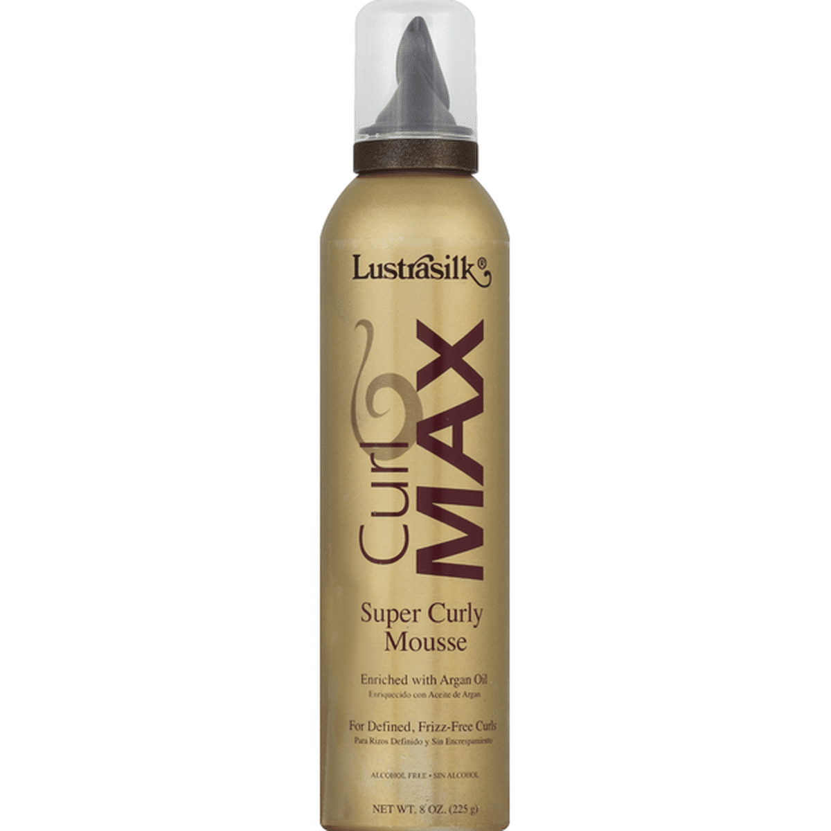 LUSTRASILK SUPER CURLY MOUSSE 8 OZ