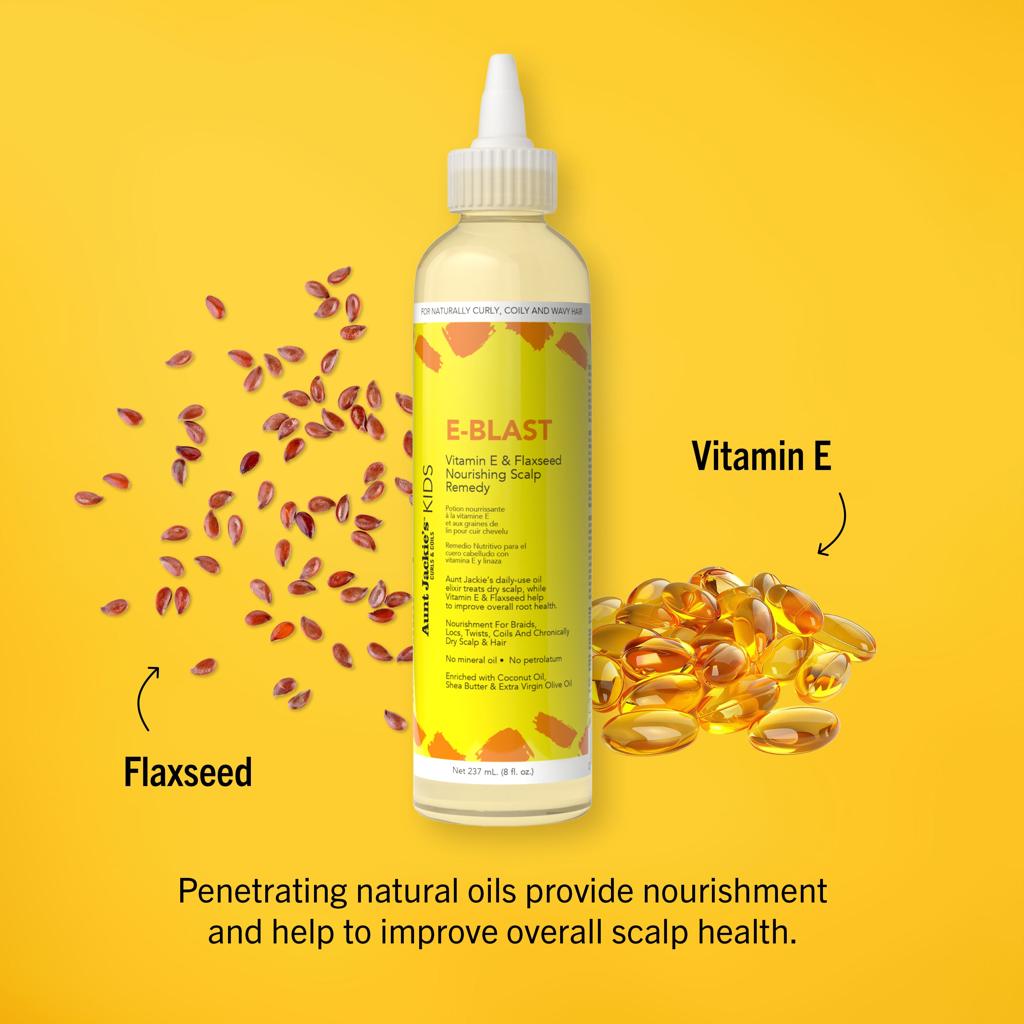AUNT JACKIES KIDS SCALP REMEDY VITAMINE E & FLAXSEED 8OZ