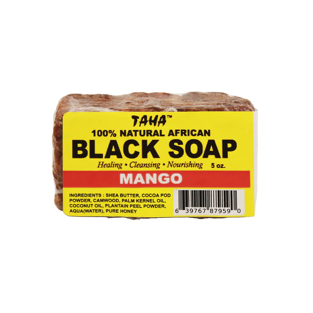TAHA BLACK SOAP LEMON GRASS 5OZ