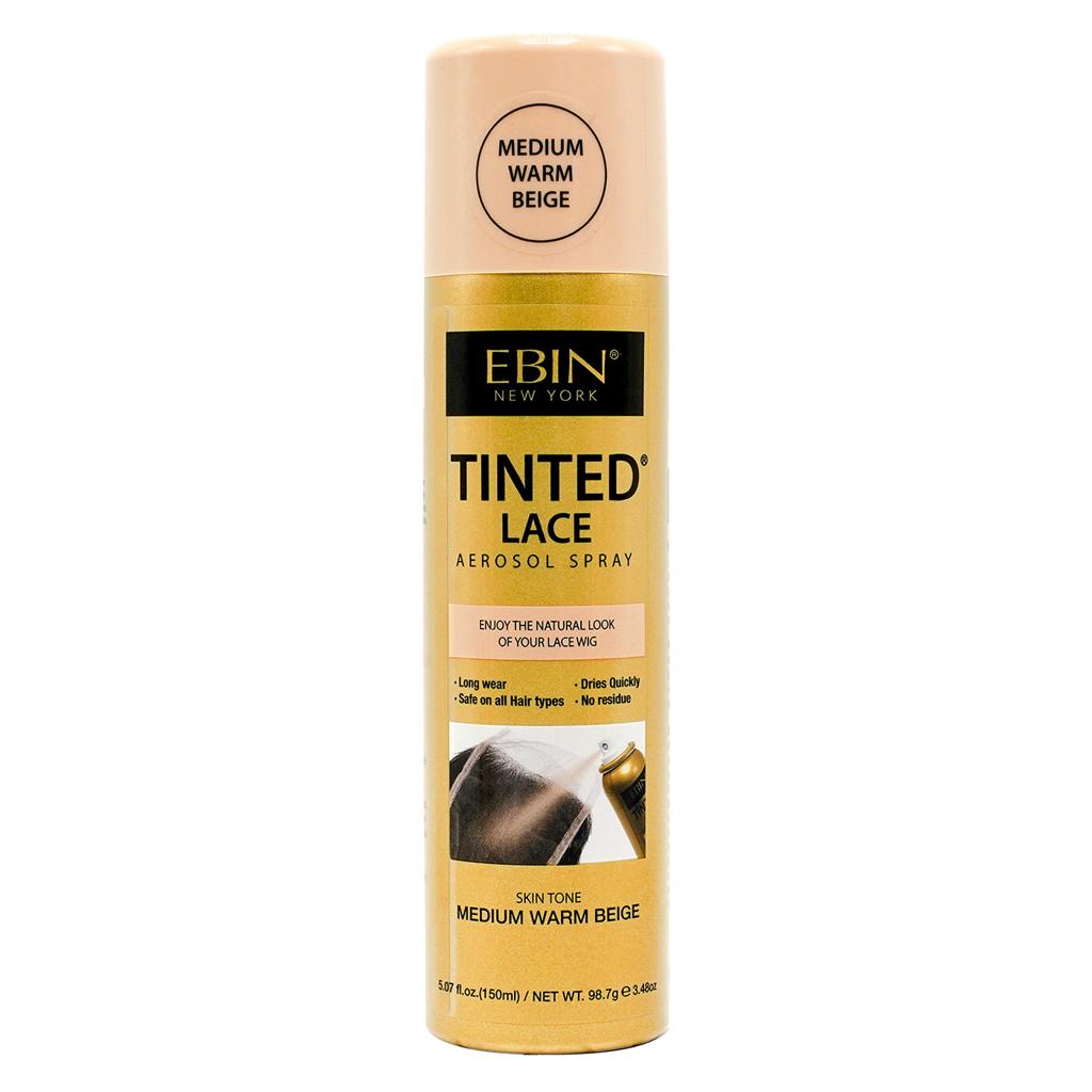 EBIN TINTED LACE SPRAY MEDIUM WARM BEIGE2.7OZ