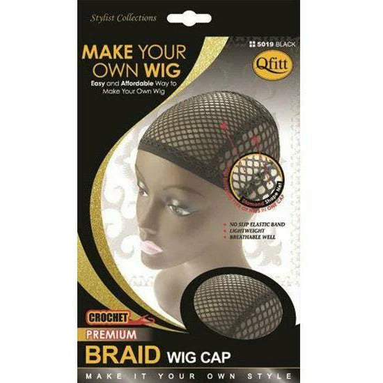 QFITT BRAID WIG CAP 5019 BLACK