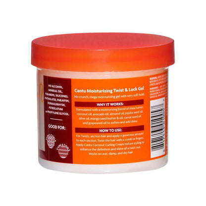 CANTU MOISTURIZINGTWIST LOCK GEL 13OZ