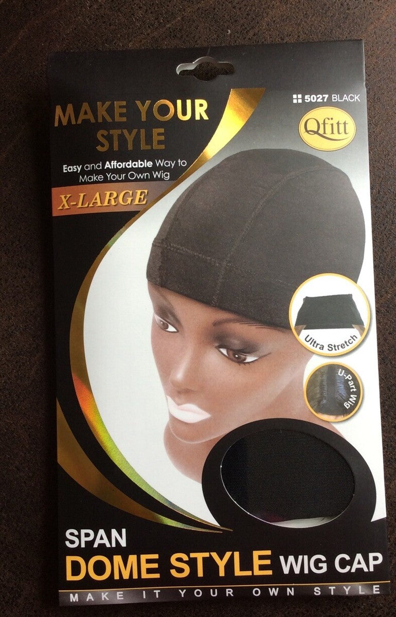 QFITT SPAN DOME WIG CAP 5057BLACK
