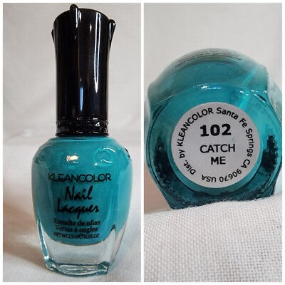 KLEANCOLOR NAIL LACQUER POLISH .5 OZ 25-BEACH BLUE
