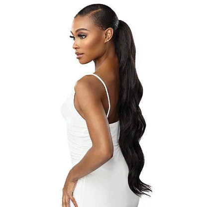 JANET REMY ILLUSION HUMAN BLEND PONYTAIL ONYX