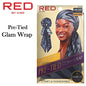 RED SCARFSATIN WRAP 60" HQ302