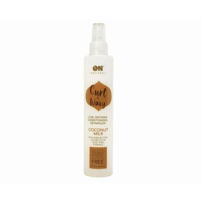 ON CURL AND  DEFINING CONDTIONER AND DETAGLER COCONUT MILK 8OZ