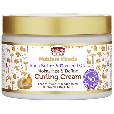AFRICAN PRIDE CURLING SHEA BUTTER & FLAXSEED OIL 12OZ