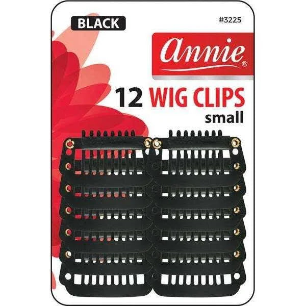 ANNIE WIG CLIPS SMALL BLACK