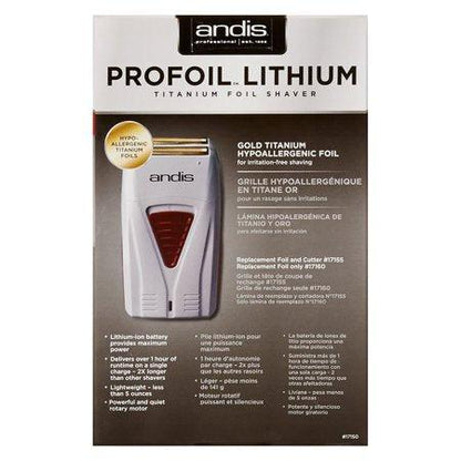 Andis ProFoil Lithium Titanium Foil Shaver 17150