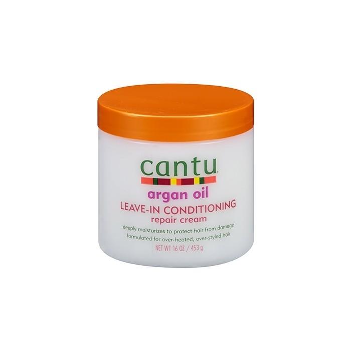 CANTU ARGAN  OIL SHEA BUTTER LEAVE IN REPAIR CREAM 16 OZ