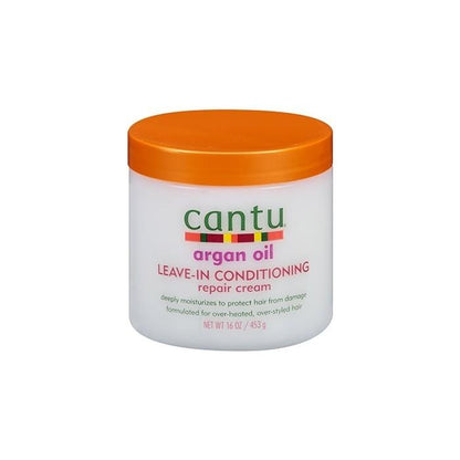 CANTU ARGAN  OIL SHEA BUTTER LEAVE IN REPAIR CREAM 16 OZ